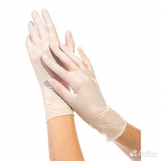 Перчатки латексные