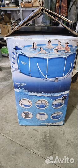 Каркасный бассейн bestway steel pro