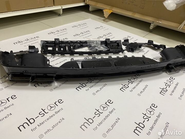 Диффузор на Mercedes w213 6.3 AMG дорест