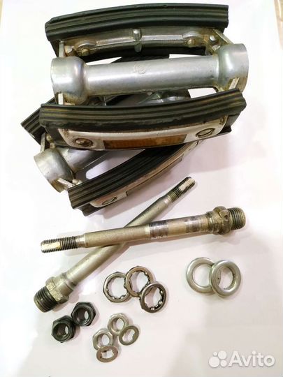 Запчасти для педалей велосипеда Урал (комплект)