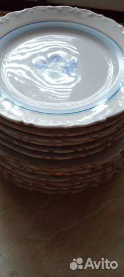 Набор тарелок старая kahla 12штук ГДР