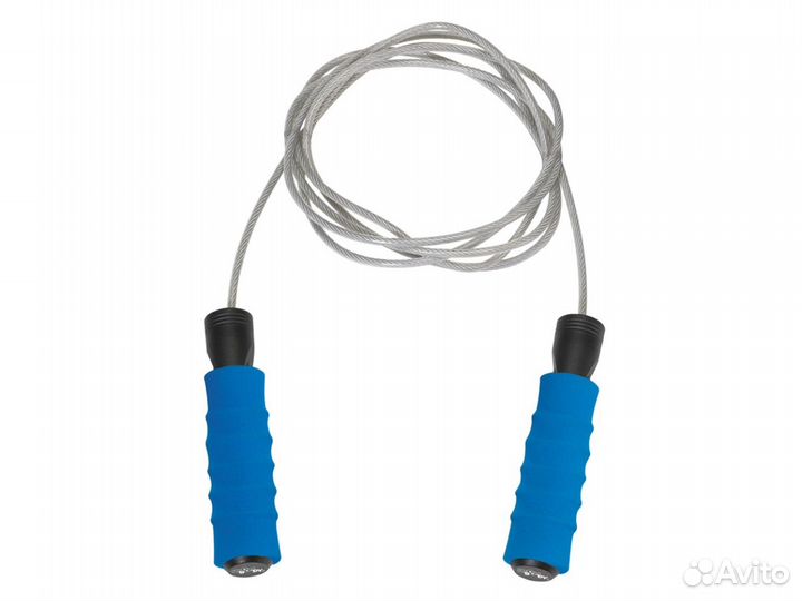 Скакалка стальной трос, мягкие ручки, дл. 270см