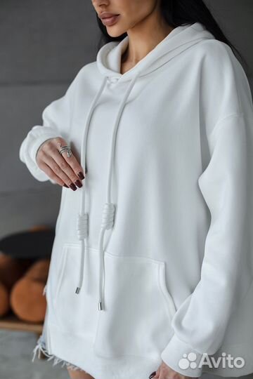 Белое худи