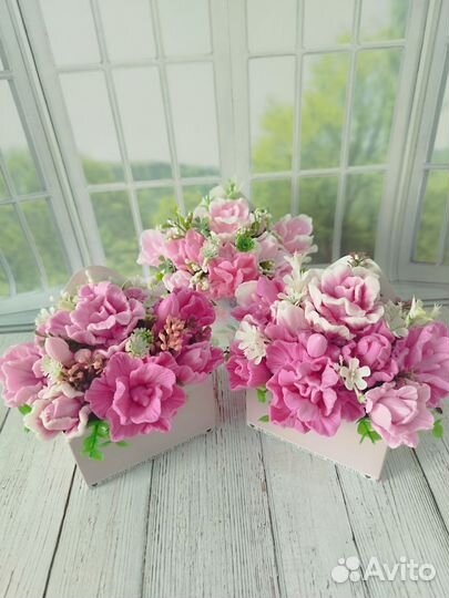 Мыльный букет