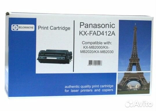 KX-FAD412ABS Совместимый лазерный картридж Blossom