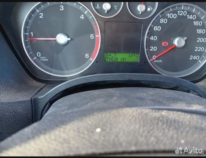 Ford Focus 1.8 МТ, 2007, 278 000 км