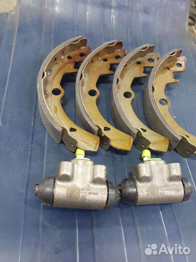 Тормозные колодки+цилиндры для Оки