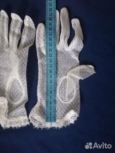 СССР перчатки+брошь свадебные, и платки женские