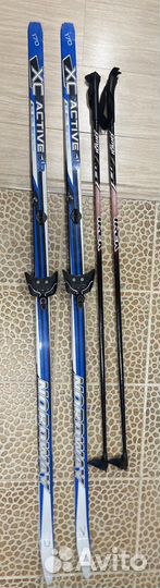 Лыжи беговые nordway 170 детские с ботинками