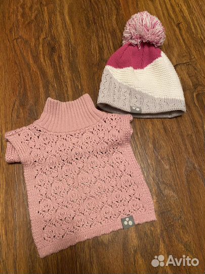 Комплект шапка, манишка Хуппа