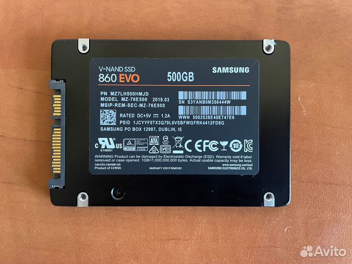 SSD Samsung 860 EVO 500gb