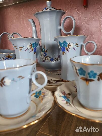 Кофейный сервиз СССР фарфор