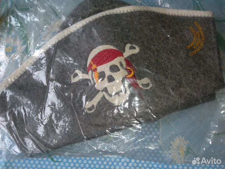 Банная шапка пират подарок на 23 февраля