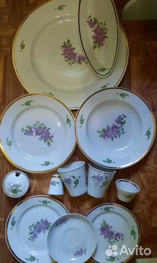 Посуда дулево СССР тарелки