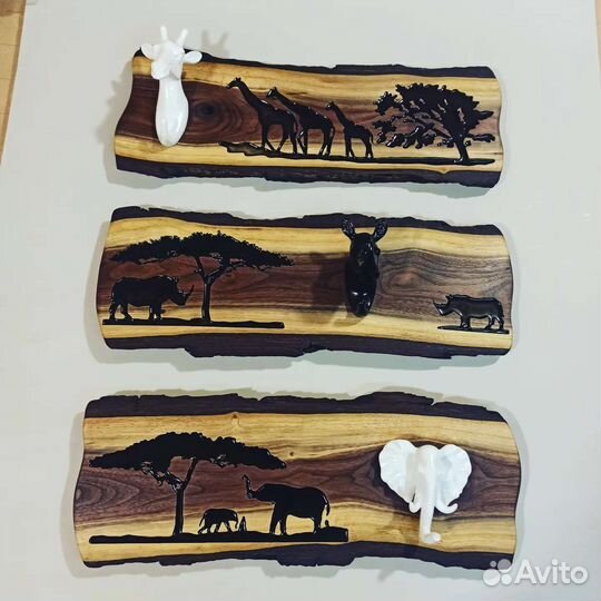 Ключницы из дерева и эпоксидной смолы