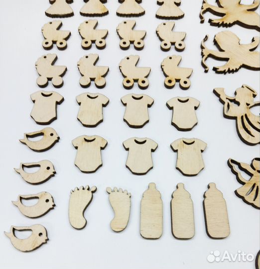 Чипборды, вырубка из дерева