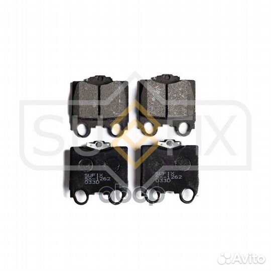 Колодки тормозные дисковые зад прав/лев SX1262