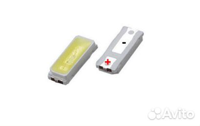 Светодиод 3V 4014 0.2W холодный белый для подсветк