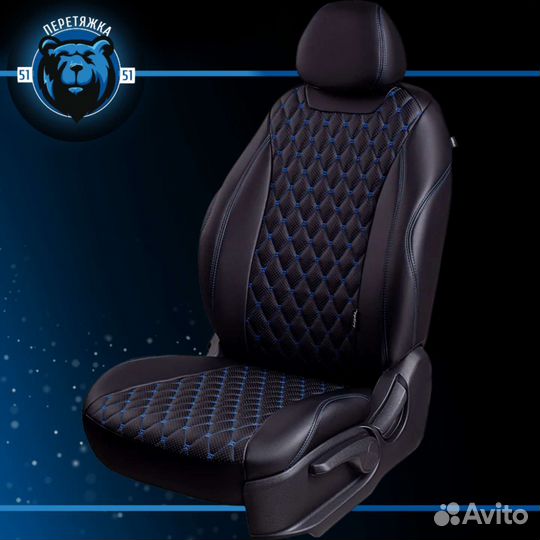 Авточехлы в наличии экокожа, алькантара, ткань