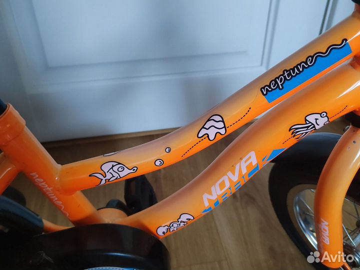 Велосипед Novatrack Neptune 12 оранжевый