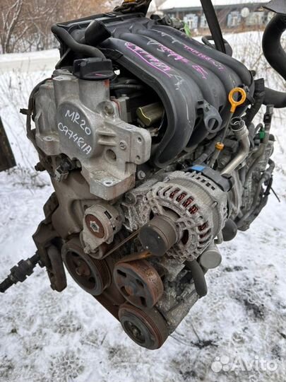 Двигатель Nissan MR20DE 77000 Км