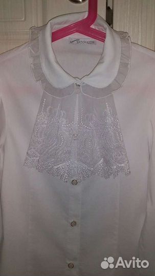 Блузка школьная белая 146,158