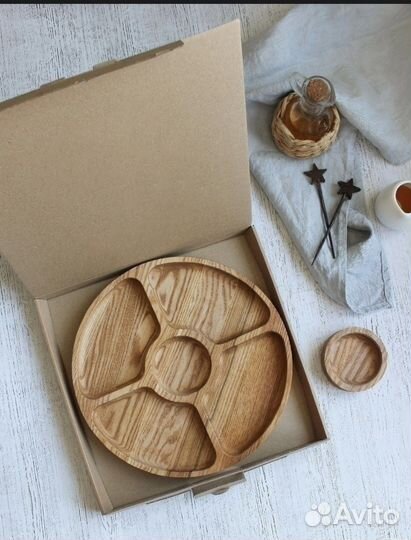 Менажница деревянная