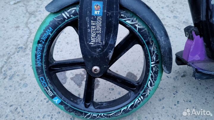 Самокат Y scoo Monster 230 взрослый
