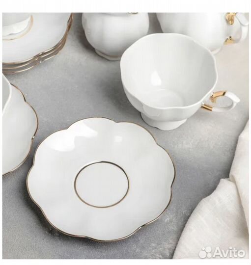 Чайный сервиз Добрушский фарфоровый завод 6 перс