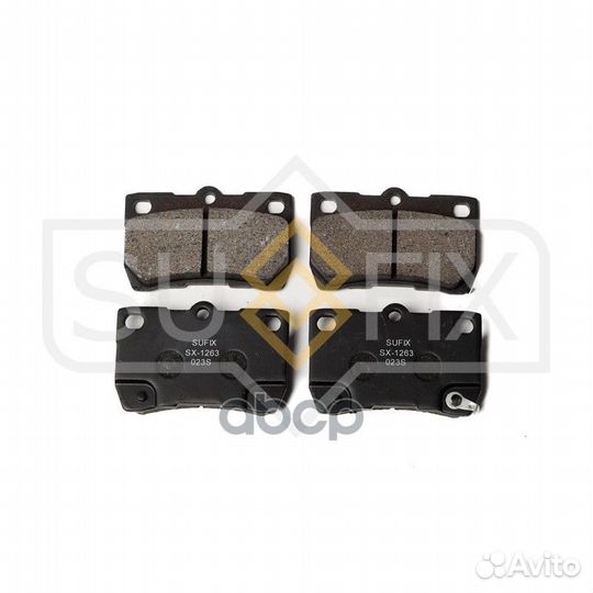 Колодки тормозные дисковые зад прав/лев SX1