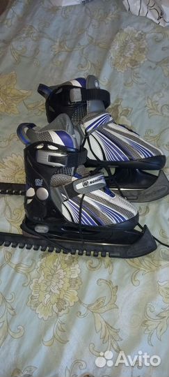 Коньки хоккейные раздвижные