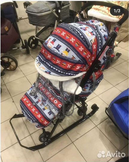 Коляска санки