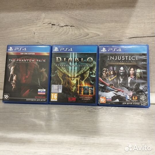 Игры (диски) для PS4