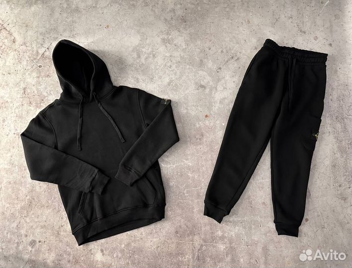 Спортивный костюм Stone Island мужской черный