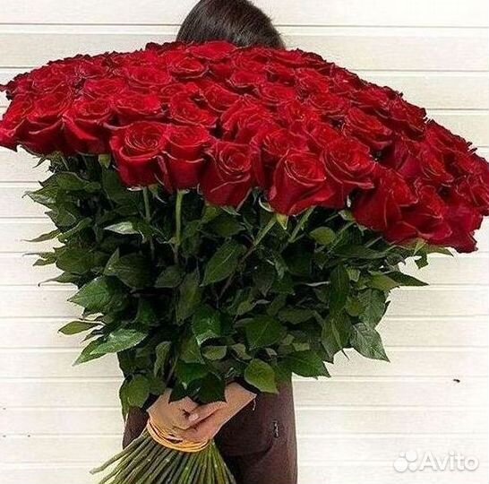 Букет роз 101 роза 51 роза
