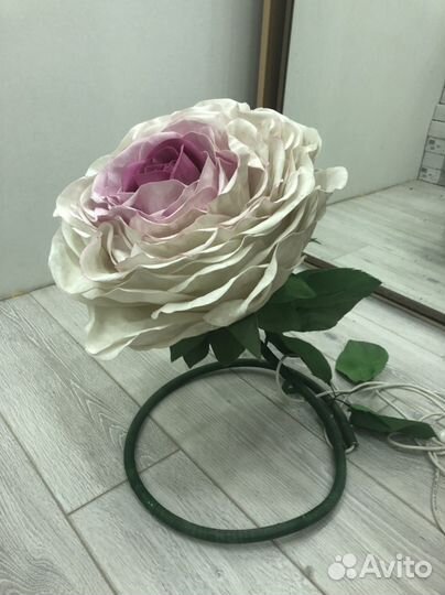 Светильник роза из изолона 100 см