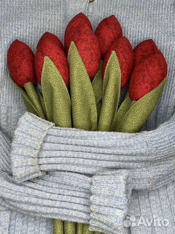 Цветы из ткани