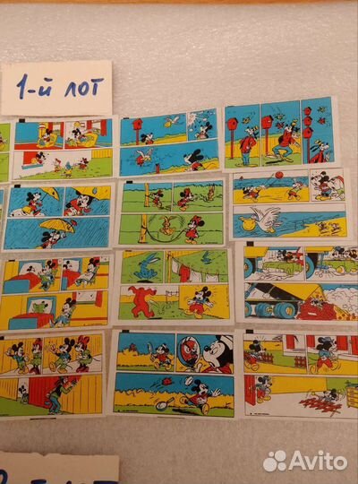 Вкладыши от жвачек Donald,Дональд времен СССР