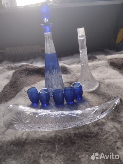 Штофы и графины СССР хрусталь