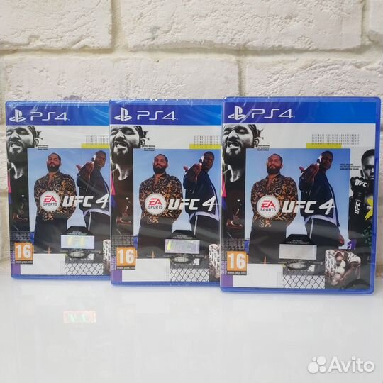 UFC 4 PS4 новый диск