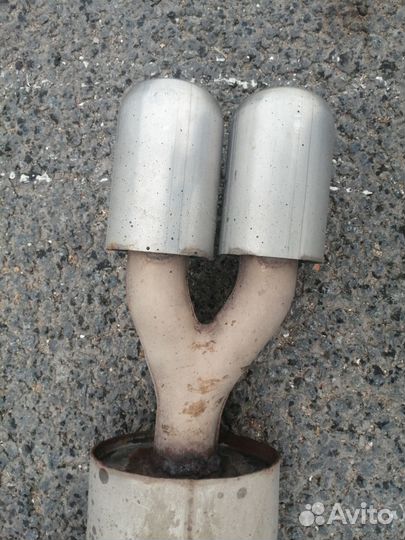 Глушитель прямоточный Kia Rio 4 X-line 2017-2023