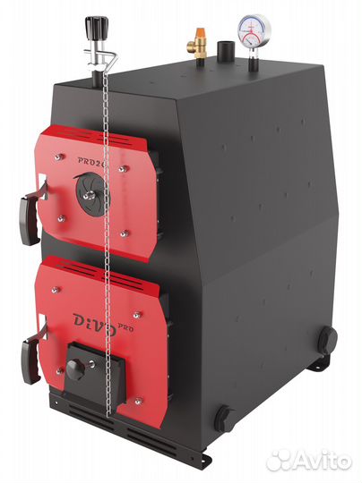 Котел на дровах для дома divo prо