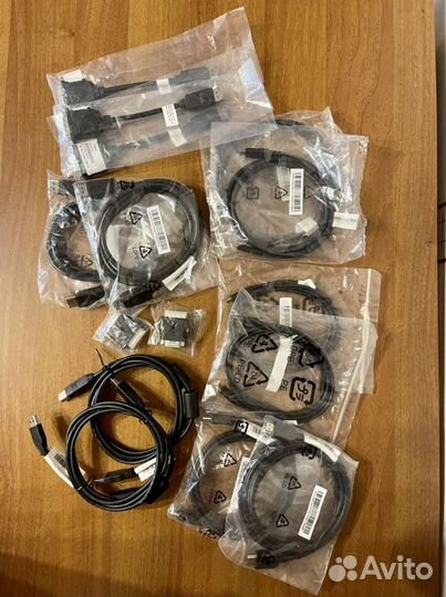 Кабели DVI, DisplayPort, Type-С, USB, VGA, hdmi