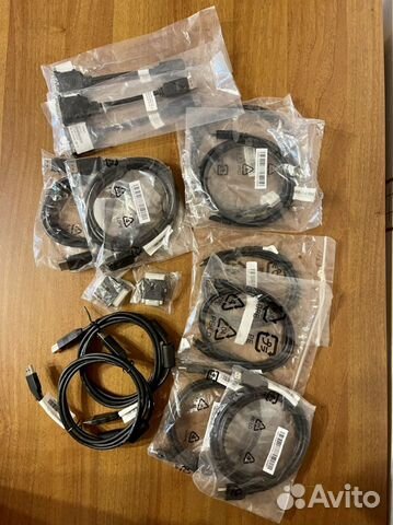 Кабели DVI, DisplayPort, Type-С, USB, VGA, hdmi