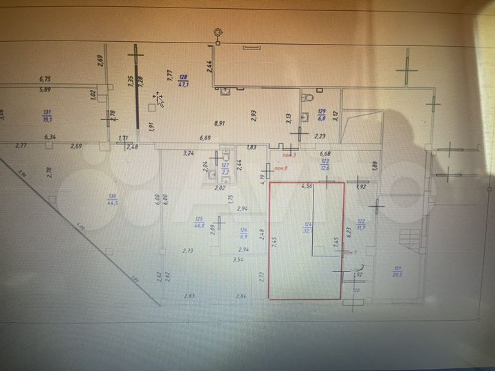 Офис, ПСН 32,7 м²