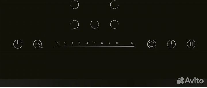 Варочная поверхность Lex EVH 772A BL черный