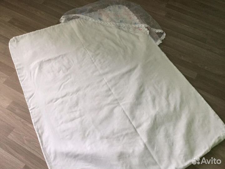 Балдахин на детскую кроватку и одеяло на выписку