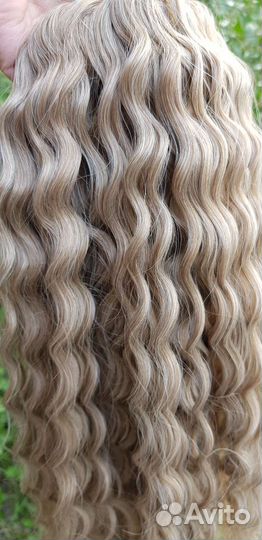 Натуральные цвета афролоконы Ариэль,Т14/24D, 60см