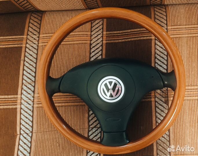 Руль деревянный volkswagen b5,b5+, golf 4
