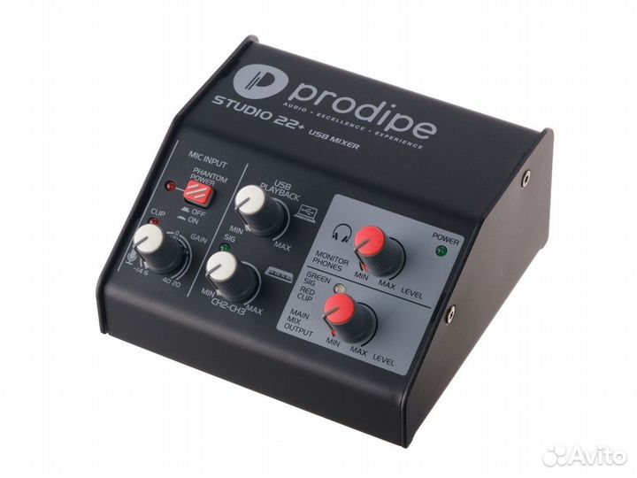 Studio22+ Аудио интерфейс USB, Prodipe
